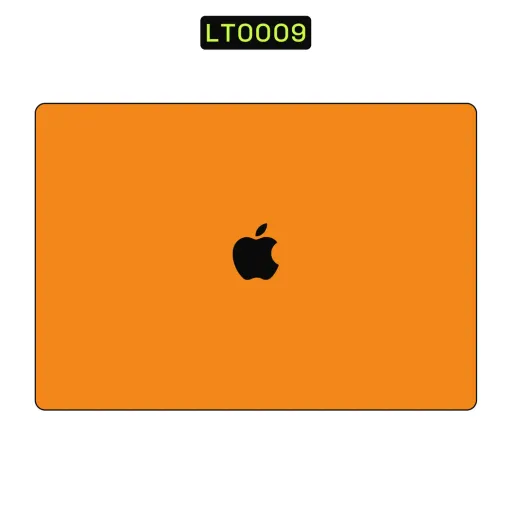 Premium Plain Colors Laptops Skin - Wholesale | Nexa Skins — LT0009 - Plain Colors Raw Skins (orange, solid, matte)
