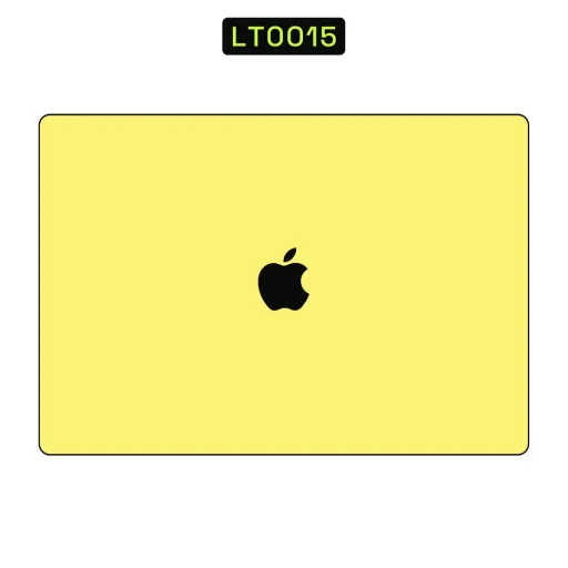 Premium Plain Colors Laptops Skin - Wholesale | Nexa Skins — LT0015 - Plain Colors Raw Skins (yellow, pastel, minimalist)