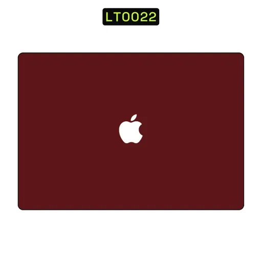 Premium Plain Colors Laptops Skin - Wholesale | Nexa Skins — LT0022 - Plain Colors Raw Skins (maroon, solid color, matte)