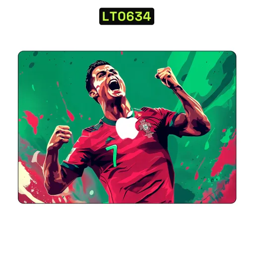 Premium Sport Laptops Skin - Wholesale | Nexa Skins — LT0634 - Sport Raw Skins (ronaldo, soccer, football)