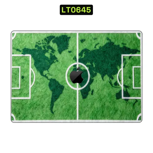 Premium Sport Laptops Skin - Wholesale | Nexa Skins — LT0645 - Sport Raw Skins (soccer, field, world map)
