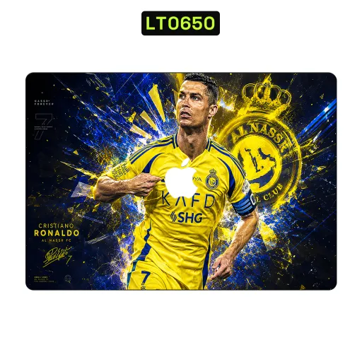 Premium Sport Laptops Skin - Wholesale | Nexa Skins — LT0650 - Sport Raw Skins (ronaldo, al nassr, soccer)