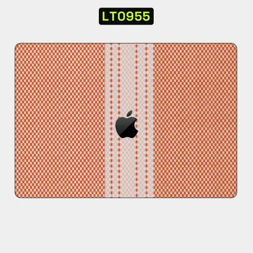 Premium Strip Lines Laptops Skin - Wholesale | Nexa Skins — LT0955 - Strip Lines Raw Skins (orange, checkerboard, stripes)