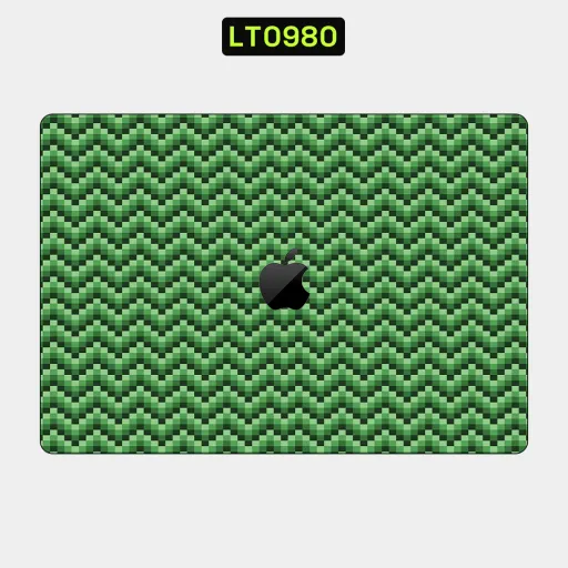 Premium Strip Lines Laptops Skin - Wholesale | Nexa Skins — LT0980 - Strip Lines Raw Skins (green, chevron, pixel)