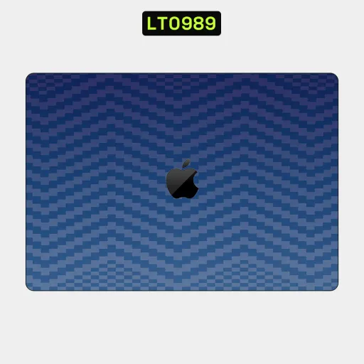 Premium Strip Lines Laptops Skin - Wholesale | Nexa Skins — LT0989 - Strip Lines Raw Skins (blue, gradient, pixel)