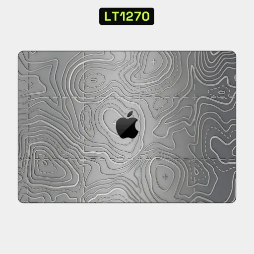 Premium Strip Lines Laptops Skin - Wholesale | Nexa Skins — LT1270 - Strip Lines Raw Skins (topography, map, contours)