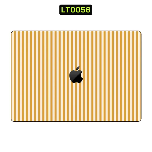 Premium Strip Lines Laptops Skin - Wholesale | Nexa Skins — LT0056 - Strip Lines Raw Skins (stripes, yellow, orange)