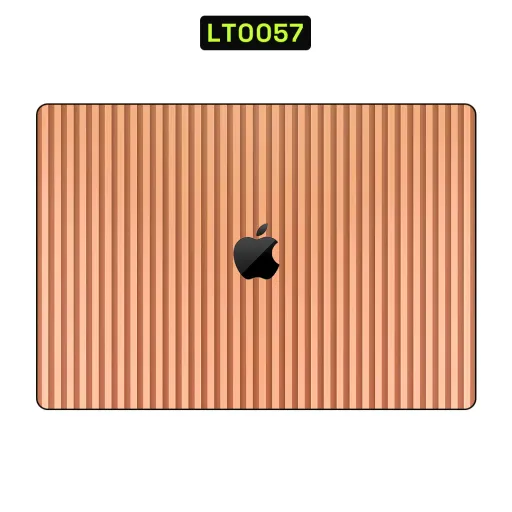 Premium Strip Lines Laptops Skin - Wholesale | Nexa Skins — LT0057 - Strip Lines Raw Skins (stripes, vertical lines, peach)
