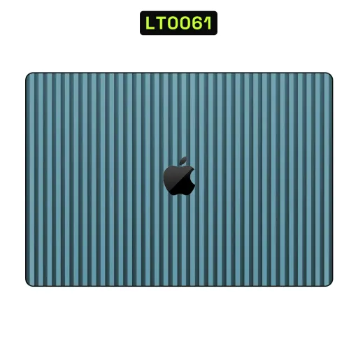 Premium Strip Lines Laptops Skin - Wholesale | Nexa Skins — LT0061 - Strip Lines Raw Skins (stripes, vertical lines, blue)