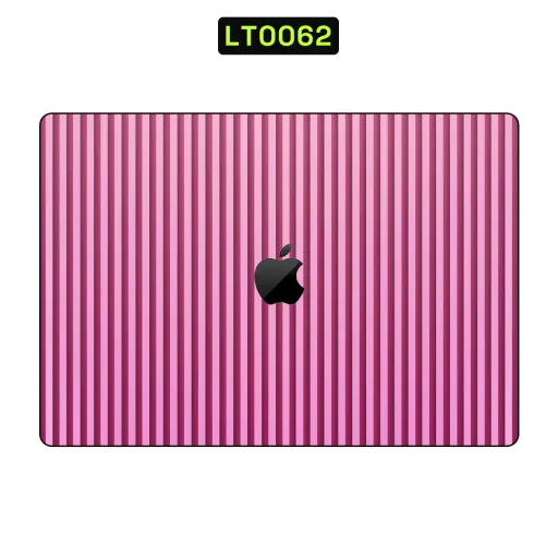 Premium Strip Lines Laptops Skin - Wholesale | Nexa Skins — LT0062 - Strip Lines Raw Skins (pink, stripes, vertical lines)
