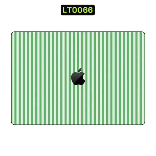 Premium Strip Lines Laptops Skin - Wholesale | Nexa Skins — LT0066 - Strip Lines Raw Skins (stripes, green, vertical lines)