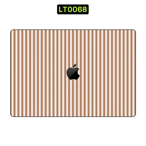 Premium Strip Lines Laptops Skin - Wholesale | Nexa Skins — LT0068 - Strip Lines Raw Skins (stripes, brown, beige)