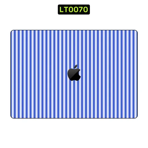 Premium Strip Lines Laptops Skin - Wholesale | Nexa Skins — LT0070 - Strip Lines Raw Skins (stripes, blue, vertical)