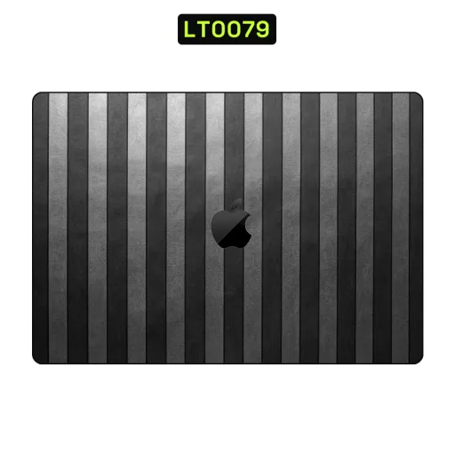 Premium Strip Lines Laptops Skin - Wholesale | Nexa Skins — LT0079 - Strip Lines Raw Skins (stripes, vertical lines, black)