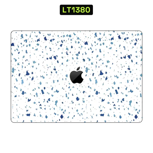 Premium Terrazzo Laptops Skin - Wholesale | Nexa Skins — LT1380 - Terrazzo Raw Skins (blue, white, stone)
