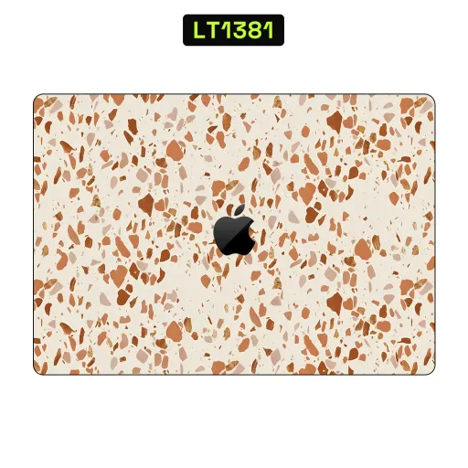 Premium Terrazzo Laptops Skin - Wholesale | Nexa Skins — LT1381 - Terrazzo Raw Skins (stone, terracotta, neutral)
