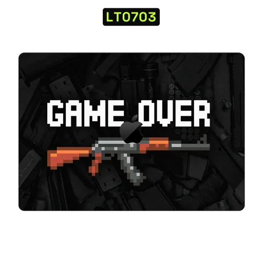 Premium Video Games Laptops Skin - Wholesale | Nexa Skins — LT0703 - Video Games Raw Skins (pixel art, gaming, gun)