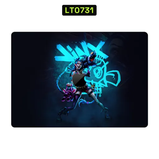 Premium Video Games Laptops Skin - Wholesale | Nexa Skins — LT0731 - Video Games Raw Skins (league of legends, jinx, gaming)
