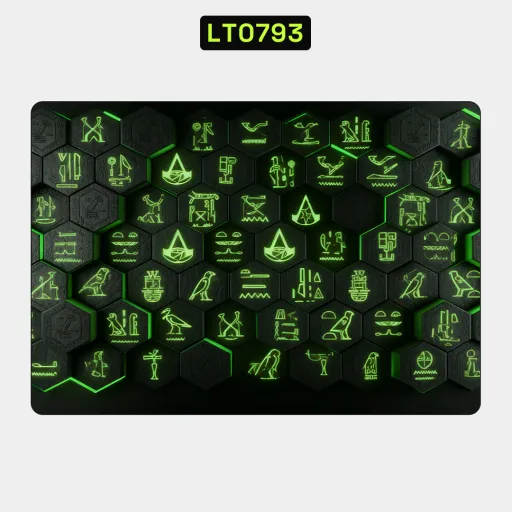 Premium Video Games Laptops Skin - Wholesale | Nexa Skins — LT0793 - Video Games Raw Skins (assassins creed, hexagons, hieroglyphs)