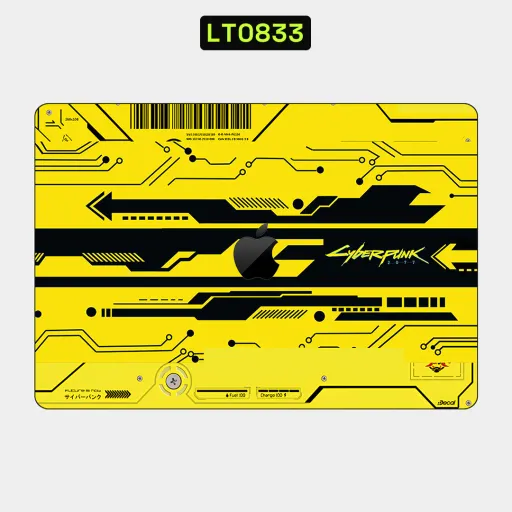 Premium Video Games Laptops Skin - Wholesale | Nexa Skins — LT0833 - Video Games Raw Skins (cyberpunk, yellow, black)