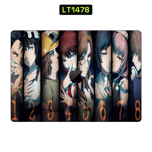 Premium Video Games Laptops Skin - Wholesale | Nexa Skins — LT1478 - Video Games Raw Skins (anime, steins gate, sci fi)