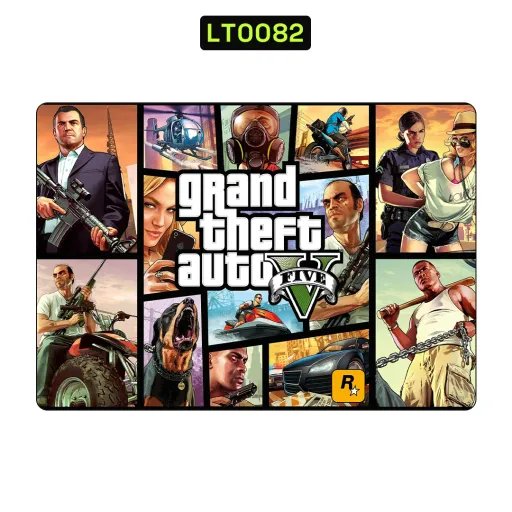 Premium Video Games Laptops Skin - Wholesale | Nexa Skins — LT0082 - Video Games Raw Skins (grand theft auto, rockstar, gaming)