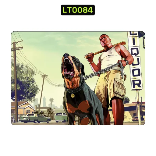 Premium Video Games Laptops Skin - Wholesale | Nexa Skins — LT0084 - Video Games Raw Skins (gta v, rockstar, illustration)