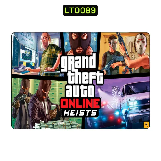 Premium Video Games Laptops Skin - Wholesale | Nexa Skins — LT0089 - Video Games Raw Skins (gta, heists, action)