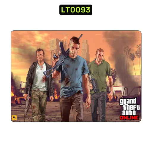 Premium Video Games Laptops Skin - Wholesale | Nexa Skins — LT0093 - Video Games Raw Skins (grand theft auto, action, gaming)