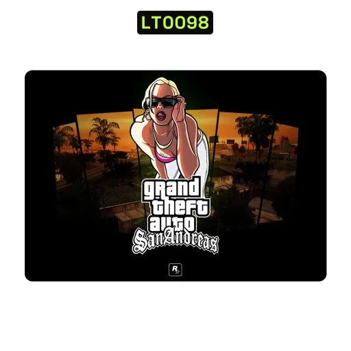 Premium Video Games Laptops Skin - Wholesale | Nexa Skins — LT0098 - Video Games Raw Skins (gta, san andreas, rockstar)