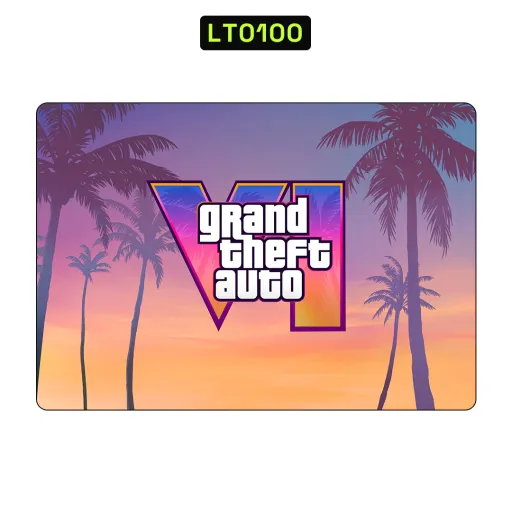 Premium Video Games Laptops Skin - Wholesale | Nexa Skins — LT0100 - Video Games Raw Skins (grand theft auto, sunset, palm trees)