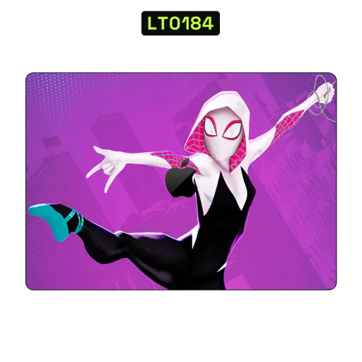 Premium Video Games Laptops Skin - Wholesale | Nexa Skins — LT0184 - Video Games Raw Skins (spider-verse, spider-gwen, purple)