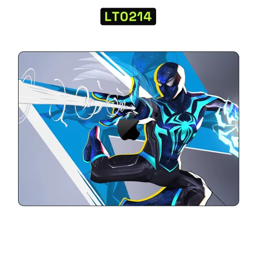 Premium Video Games Laptops Skin - Wholesale | Nexa Skins — LT0214 - Video Games Raw Skins (spider-man, blue, superhero)
