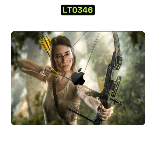 Premium Video Games Laptops Skin - Wholesale | Nexa Skins — LT0346 - Video Games Raw Skins (tomb raider, archer, bow and arrow)