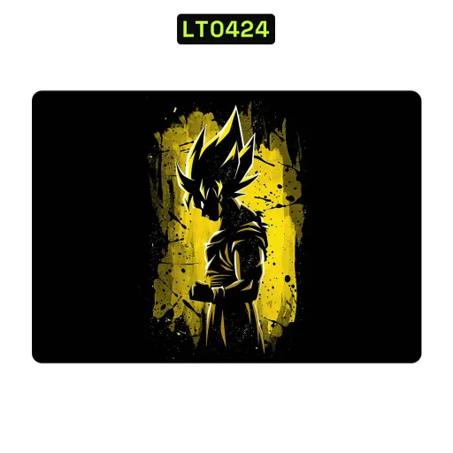 Premium Video Games Laptops Skin - Wholesale | Nexa Skins — LT0424 - Video Games Raw Skins (anime, goku, yellow)
