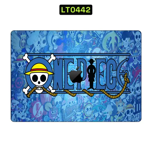 Premium Video Games Laptops Skin - Wholesale | Nexa Skins — LT0442 - Video Games Raw Skins (one piece, anime, blue)