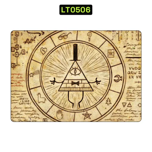 Premium Video Games Laptops Skin - Wholesale | Nexa Skins — LT0506 - Video Games Raw Skins (gravity falls, bill cipher, parchment)