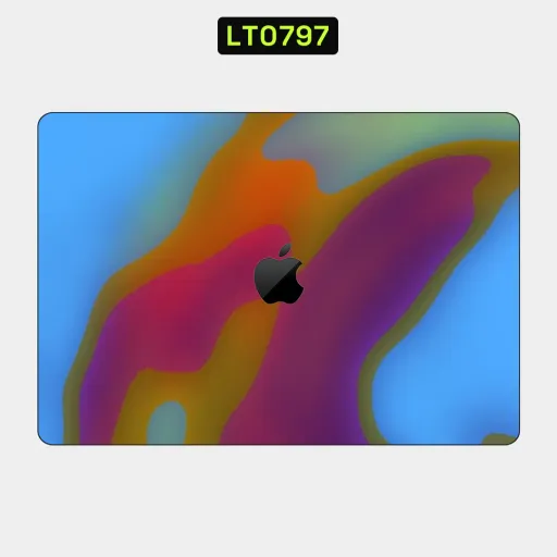 Premium Waves Laptops Skin - Wholesale | Nexa Skins — LT0797 - Waves Raw Skins (abstract, colorful, gradient)