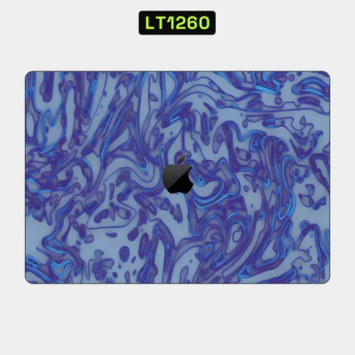 Premium Waves Laptops Skin - Wholesale | Nexa Skins — LT1260 - Waves Raw Skins (blue, purple, abstract)