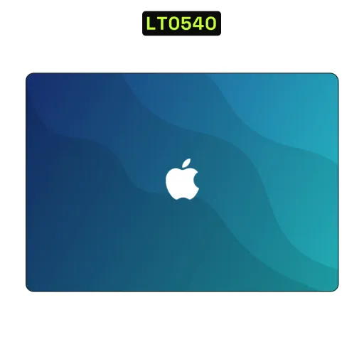 Premium Waves Laptops Skin - Wholesale | Nexa Skins — LT0540 - Waves Raw Skins (blue, teal, gradient)