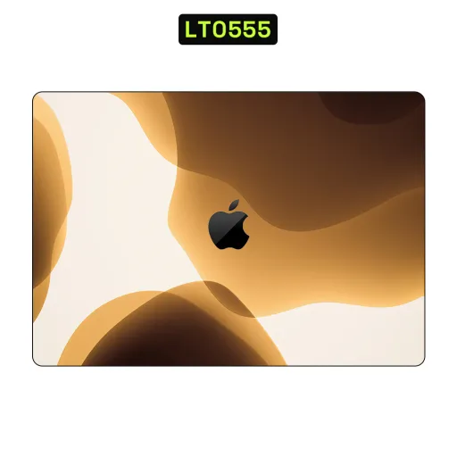 Premium Waves Laptops Skin - Wholesale | Nexa Skins — LT0555 - Waves Raw Skins (abstract, brown, beige)