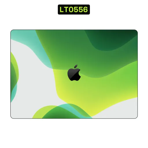 Premium Waves Laptops Skin - Wholesale | Nexa Skins — LT0556 - Waves Raw Skins (green, teal, white)