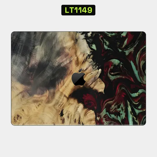 Premium Wood Laptops Skin - Wholesale | Nexa Skins — LT1149 - Wood Raw Skins (burl wood, resin art, epoxy)