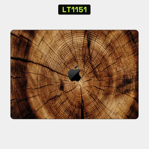 Premium Wood Laptops Skin - Wholesale | Nexa Skins — LT1151 - Wood Raw Skins (wood grain, tree rings, rustic)