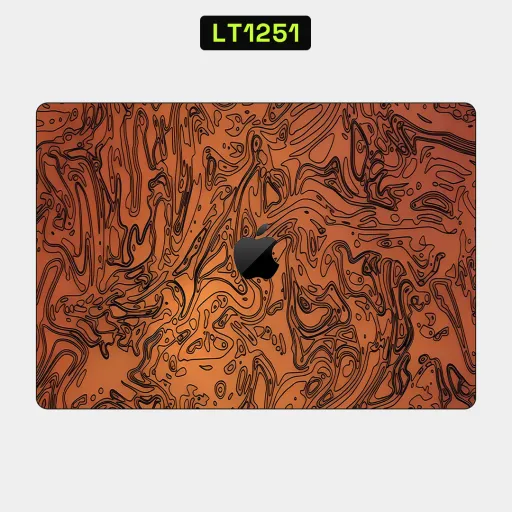 Premium Wood Laptops Skin - Wholesale | Nexa Skins — LT1251 - Wood Raw Skins (wood grain, orange, brown)