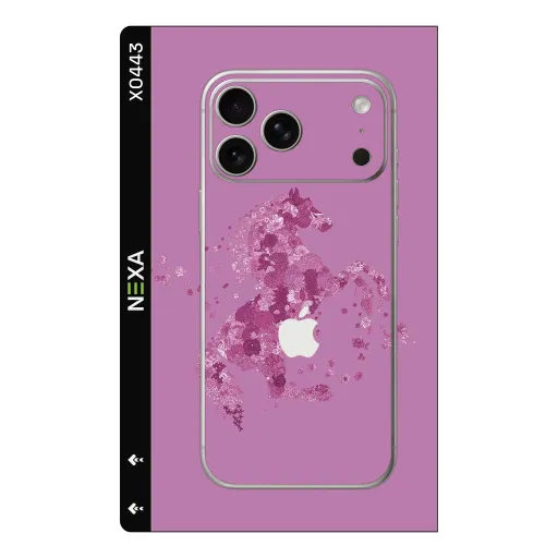 Premium Animals Phones Skin - Wholesale | Nexa Skins — X0443 - Animals (pink, horse, floral)
