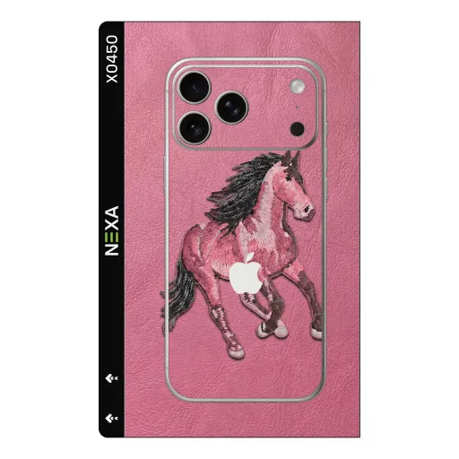Premium Animals Phones Skin - Wholesale | Nexa Skins — X0450 - Animals (leather, pink, horse)