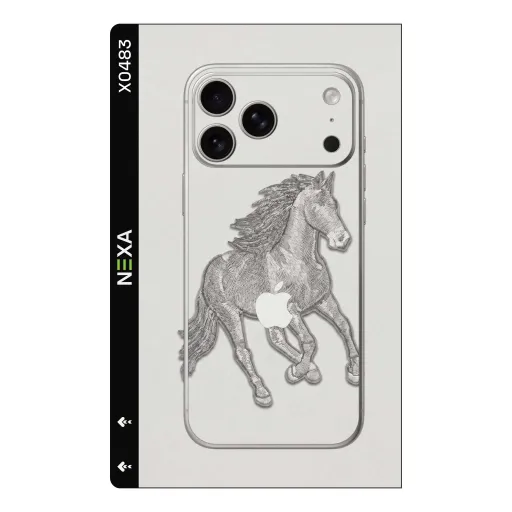 Premium Animals Phones Skin - Wholesale | Nexa Skins — X0483 - Animals (horse, monochrome, sketch)