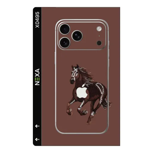 Premium Animals Phones Skin - Wholesale | Nexa Skins — X0495 - Animals (equestrian, brown, matte)