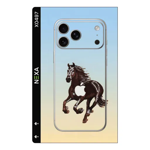 Premium Animals Phones Skin - Wholesale | Nexa Skins — X0497 - Animals (horse, equestrian, gradient)